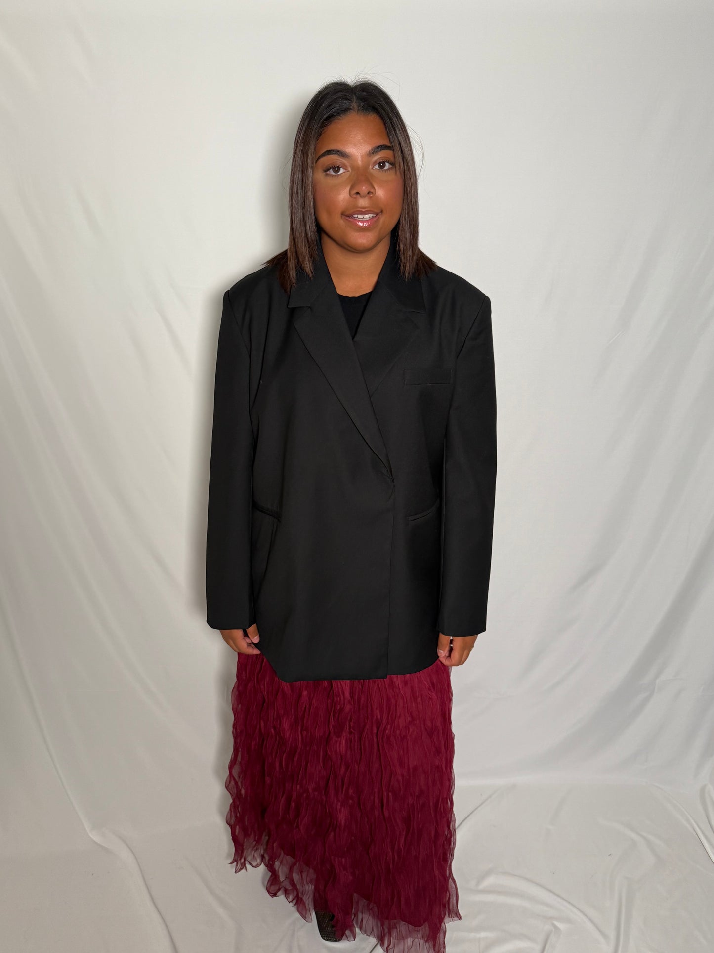 Blazer oversize croisé