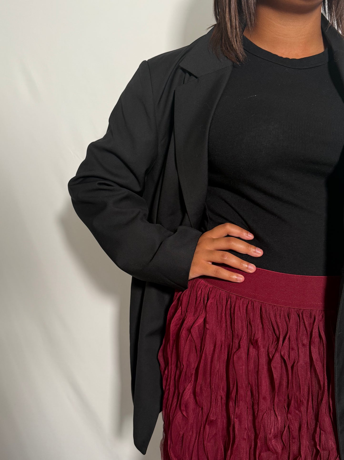 Blazer oversize croisé