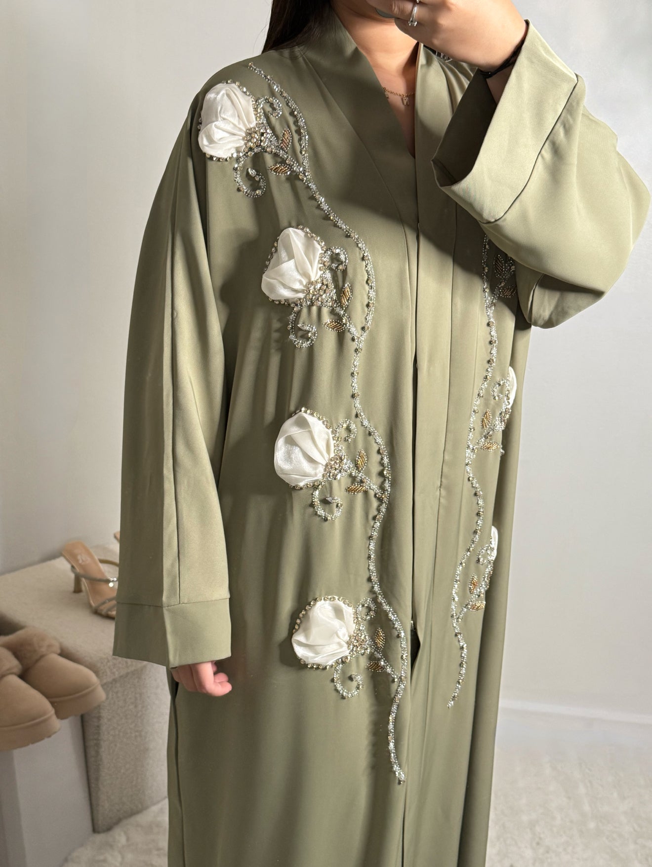Abaya strass