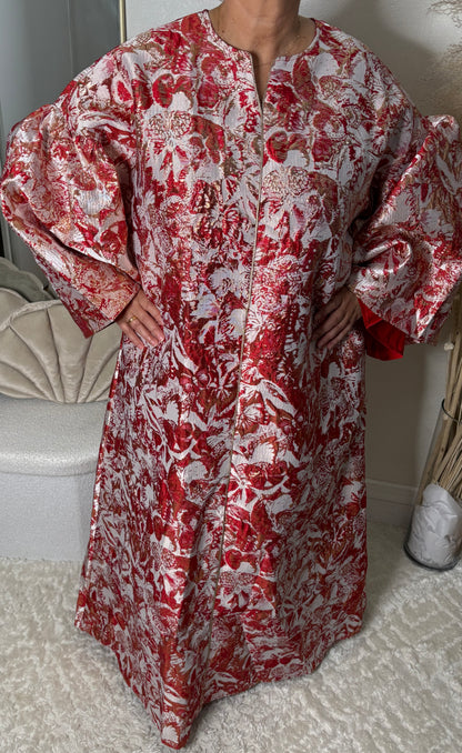 Robe brocard rouge