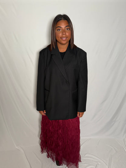 Blazer oversize croisé