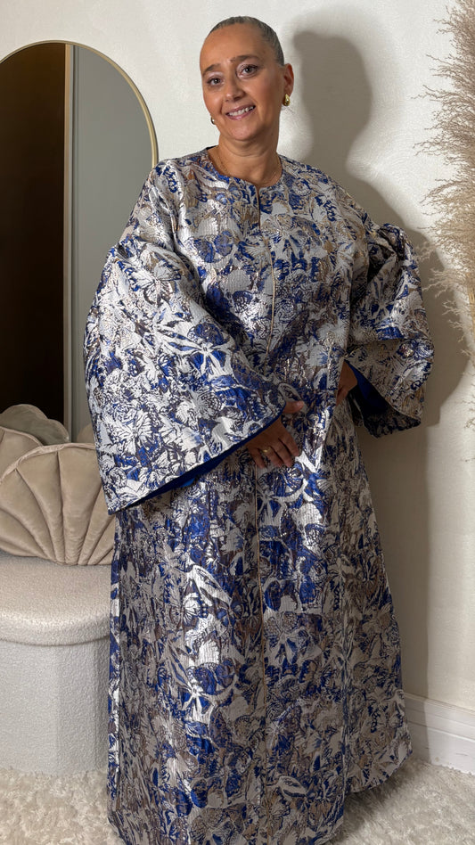 Robe brocard bleu