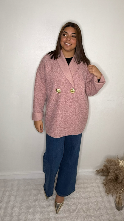 Veste boutons dorés